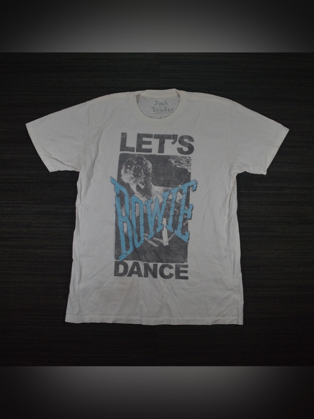 David Bowie Let’s Dance Graphic T-Shirt Size M White